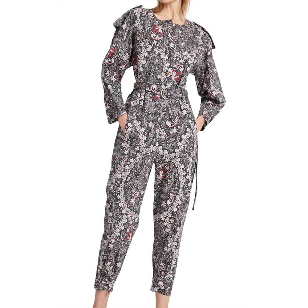 NEW MARIA CHER leon irene jumpsuit in black